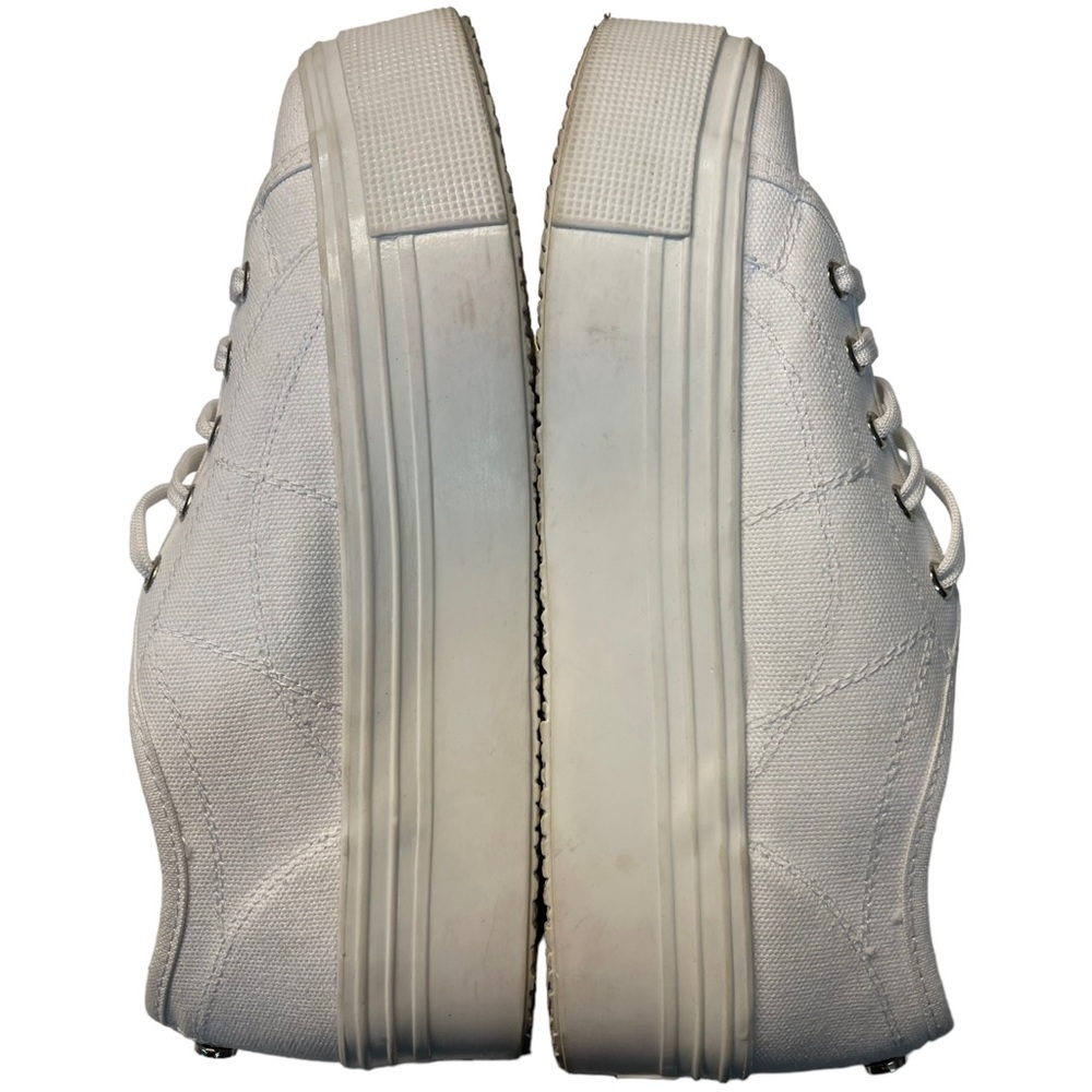 Steve Madden Mayra Platform Sneakers White Canvas… - image 6